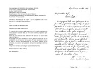 Anteprima di Ringrazia per gli auguri e per le preghiere. Loda il suo operato e lo incoraggia ad andare avanti.