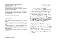 Anteprima di Promemoria circa la richiesta di Mons. Walsh Gio., Arciv. di Toronto (Canada), di maestri sales. per la scuola di arti e mestieri di S. Giovanni finanziata dal Governo e dal Municipio [Con postilla di risp. in data 11/6/1898]