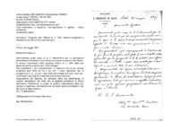 Anteprima di Ringrazia per l'offerta di L. 200; assicura preghiere e benedizioni per leie tutta la sua famiglia.