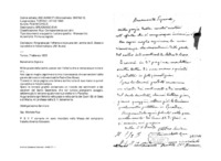 Anteprima di Ringrazia per l'offerta e invia una lett. scritta da D. Bosco e riprodotta in fotozincotipia. (All. busta)