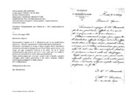 Anteprima di Ringraziamenti per l'offerta di L. 100 e assicurazione di preghiere.