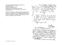 Anteprima di In risp. alla richiesta di riammissione nella casa sal., presentata da Milozzi A., D. Rua dispone che D. Barberis G.B. gli dia lavoro nella sua casa di Macerata pagandolo a cottimo [D. Rua scrive sulla lett. di Milozzi A.]