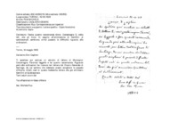Anteprima di Faccia quanto raccomanda Mons. Costamagna G. nella lett. che gli invia. In seguito all'ammissione di Gentilini al suddiaconato sembrano ormai passate le difficoltà riguardo alle ordinazioni.