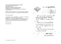 Anteprima di Invia il diploma di C.S. (Non risulta se questo diploma fu offerto al destinatario della lett. o al P. Bonaventura Vitale Francesco.)