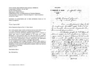 Anteprima di Si complimenta per la bella conferenza tenuta ai C.S. Assicura preghiere.