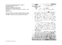 Anteprima di Ha ottenuto in suo favore il breve dal S. Padre. Per ritirarlo dovrà pagarei 10 mila fr. accordati; gli consiglia d'indirizzarli a Roma a D. Cagliero C. Pregherà per lui e la sua famiglia. (Testo francese)