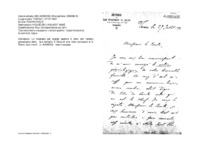 Anteprima di Lo ringrazia per avergli spedito il libro con l'albero genealogico della sua famiglia. È felice di aver fatto conoscere al S. Padre i suoi meriti (v. A4550334 - testo francese).