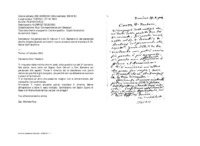 Anteprima di Ha parlato con D. Cerruti F. e D. Barberis G. del personale che ha chiesto.Quando arriverà il nuovo aiutante dovrà mandare il Ch. Selver dall'Ispettore.