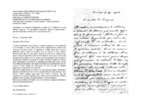 Anteprima di Lo incarica d'informarsi al posto di D. Albera P. di una chiesa e casa dicui dovrebbero occuparsi. Saluta e raccomanda il giovane Valenzano, ancheper un riguardo allo zio.