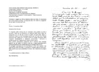 Anteprima di Leggerà sul BS la relazione della loro festa. Si congratula per il bel numero di allievi. È d'accordo che il Ch. Dottl G. si applichi per gli esami.Consigli spirituali.