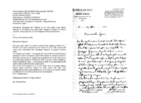 Anteprima di Ringrazia per l'offerta, di cui una parte è per Mons. Fagnano G. Gli spedirà una copia delle Questioni moderne di Pietro Laurenti, cinque copie di LC e le medaglie di Maria Ausiliatrice.