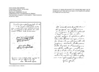 Anteprima di In risposta alla sua del 27/04 ringrazia degli auguri e gli dà consigli spirituali (Testo scritto sul verso di una litografia con pensiero di D. Bosco scritto di sua mano - Fotocopia di orig.)
