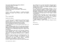 Anteprima di Notifica a Mons. Marenco G. il pensiero del Capitolo Superiore circa questioni sulla Prefettura Apost. della Patagonia Meridionale.