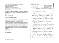 Anteprima di In riferimento alla lettera del 06.11.1899, assicura la celebrazione delle 100 messe. Tratta circa accettazione all'Oratorio di suo nipotino.