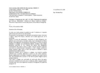 Anteprima di Ringrazia per lett. dell'11.1O.1906. Risponde alla questione sul nome aibattezzandi. Accenna ad album tradotto in tedesco. Richiama l'importanzadi inviare dei giovani al Noviziato di Patagones.