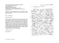 Anteprima di In rif. al suo rendiconto del 1907 in cui propone la chiusura della Casa diS.Salvador, spiega che conviene tenerla aperta e anche potenziarne l'attività.
