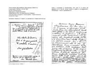 Anteprima di Manda a D. Nazzi G. un pensiero di D. Bosco scritto di sua mano. Sul retro con scrittura del proprio segretario gli manda un paterno incoraggiamento, indicandogli i mezzi di perseveranza.