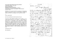 Anteprima di In rif. a sua del 12.O3.1901, gli risponde a S. Nicolàs de los Arroyos.Ringrazia per le notizie. Lo invita a seguire i consigli dei Salesiani più anziani e lo incoraggia a riferirsi sempre a Don Bosco.
