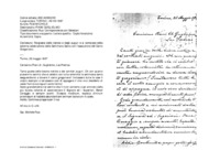 Anteprima di Ringrazia delle notizie e degli auguri e si compiace della solenne celebrazione della Settimana Santa con l'esecuzione del Canto Gregoriano (Fotocopia di orig.)
