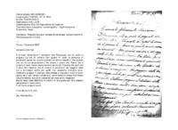 Anteprima di Risposta alla sua richiesta di personale, inviata tramite D. Panzarasa giunto in Italia.