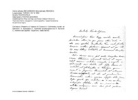 Anteprima di Presenta al Vescovo di Cracovia il Confratello inviato ad Oswiecim, D. Manassero E., facendolo accompagnare da D. Durando C., membro del Capitolo Superiore.(testo latino).