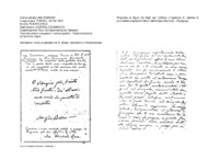 Anteprima di Ringrazia la Sig.ra De Radi per l'offerta. L'Ispettore D. Gamba G. provvederà a sanare il deficit della Casa (Fotocopia di orig.)