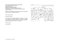 Anteprima di Gli raccomanda di offrire informazioni e aiuti al Sig. Bosco O., benemeritoCooperatore Salesiano.