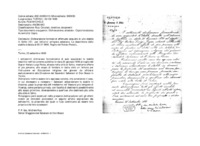 Anteprima di Dichiarazione formale di effettuato acquisto di uno stabile in Schio (Vi)per istituirvi un'opera salesiana. La descrizione dello stabile è datata al2O.01.1899. Rogito del Notaio Pozza L..