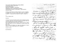 Anteprima di Raccomanda al Direttore di RomaS.Cuore D. Tomasetti F. di accogliere perdue giorni nella propria Casa il Confratello D. Coratella F.. La stessa cosa fa coll'Ispettore di Napoli D. Scappini G..
