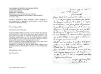 Anteprima di Ringrazia per auguri onomastici. Assicura preghiere. Si dice contento perle celebrazioni da loro svolte in onore di Maria Ausiliatrice e del Corpus Domini.