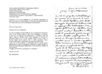 Anteprima di In rif. a sua di febbraio u.s., gli risponde a Valparaiso e lo esorta a rimanere in quella località. Tutt'al piú si potrebbe pensare ad un trasferimento provvisorio nell'Ispettoria dell'Equatore.