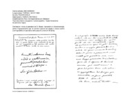 Anteprima di Invia un pensiero di D. Bosco come ringraziamento per le notizie ricevute ed elogia il lavoro svolto [come prefetto di sacrestia nella casa di Lorena in Brasile].