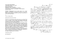 Anteprima di Ringraziamenti per gli auguri ricevuti da D. Varchi cappellano dell'Ospedale ed Esternato Sant'Anna di OuroPreto, Brasile. Chiede che genere di prigionieri sono quelli che accudisce e a quale nazione appartengono.