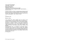 Anteprima di Supplica al S. Padre di concedere speciale benedizione alla giovane Anna Maria di Villeneuve Flayosch e Trans che il giorno 29/9 prenderà l'abito religioso nel Noviziato ''des Dames du Sacré Coeur à Caudiran près Bordeaux''.