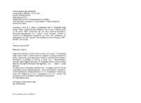 Anteprima di Invia al S. Padre il programma del 3° Congresso degli Oratori Festivi e delle Scuole di Religione che si terrà a Faenza dal 25 al 28 aprile 1908 e chiede la benedizione apostolica sui lavori del medesimo e sui partecipanti.