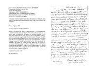 Anteprima di Informa Ispettori e Direttori che manda D. Albera P. come proprio rappresentante nelle visite alle Case. Prega di provvederlo del necessario.