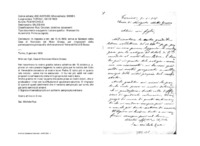 Anteprima di In risposta a lett. del 13.10.1908, scrive ai Salesiani della Casa di Noviziato del Mato Grosso, per ringraziarli della partecipazione gioiosa alladichiarazione di Venerabilità di D.Bosco.