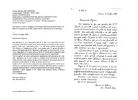 Anteprima di Lett. di accompagnamento di una fototipia del monumento eretto a D. Bosco in Castelnuovo d'Asti, inviata in omaggio. Breve descrizione del monumento stesso.