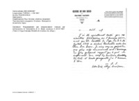 Anteprima di Ringraziamenti per congratulazioni ricevute per dichiarazione di Venerabilità di D. Bosco avvenuta il 24/07/1907. [Testo in lingua francese. Modello di circolare, ms. allogr.].