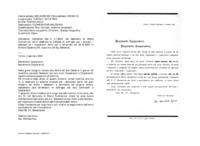 Anteprima di Comunica che il 4.1.1909, nel Santuario di Maria Ausiliatrice, verrà celebrata la S.Messa di suffragio per i giovani, i salesiani ed i cooperatori periti per il terremoto del 28.12.1908 in Sicilia e Calabria [All. copia ms].
