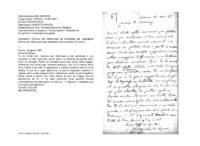 Anteprima di Gl'invia una letteratipo da diffondere per raccogliere offerte, per fabbricare e per sostenere il suo noviziato di Londra.