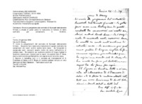 Anteprima di Rinvia la pergamena del contratto di Burwash debitamente firmato e chiede di poter avere la traduzione in italiano di detto contratto per conservarla in Archivio.