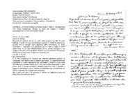 Anteprima di Lo invita a recarsi a Durban dove D. Tozzi E. vorrebbe fare una nuova fondazione. Chiede un aiuto per pagare il prestito concessogli per la costruzione della Chiesa.