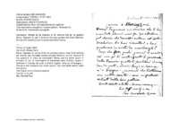 Anteprima di Chiede se ha ricevuto le 30 sterline che gli ha spedito Mons. Fagnano G. per il chierico che deve andare alle Isole Malvine. Avvisa che riceverà un po' di personale dalla Francia.