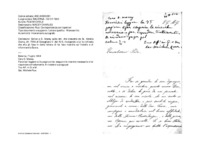 Anteprima di Scrive a D. Macey sulla lett. che ricevette da Sr. Amelia Clama, dir. FMA di Conegliano V. del 16/6, rivolgendo a lui la richiesta che ella gli fece in detta lettera di far fare ricerche sul fratello e di informare la Suora.