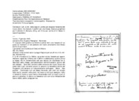 Anteprima di Lett. al dir. della casa di Londra per elogiare l'erezione del nuovo altare. Ha ricevuto 4 scellini per una messa. Assicura preghiere per il defunto D. Bonavia. [Orig. con firma aut. scritto di D. Bosco in copia litografata.]