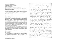 Anteprima di Comunica che i Sup. non ritengono opportuno mandare un sac. tedesco a Capetown. Esclude la possibilità che D. Rabagliati E. sia trasferito. Il Vescovo di Meliapor desidera parlare con D. Tomatis. [Orig. con firma e PS aut.]