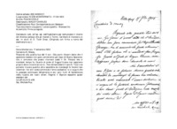 Anteprima di Lett. all'Isp. sal. dell'Inghilterra per comunicare il ritorno del chierico polacco che gli mandò a Torino. Cercherà di mandare un sac. in aiuto di D. Tozzi Enea. [Originale con firma e nome del destinatario aut.]