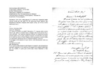 Anteprima di Lett. al dir. della casa sal. di Londra per ringraziarlo delle notizie inviate con lett. dell'11/9. Gli comunica d'aver assistito alla benedizione dell'abito religioso della nipote. [Orig. con firma e nome destinatario aut.]