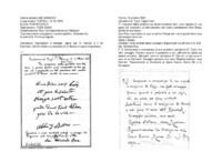 Anteprima di Esortazioni e consigli. Saluti per D. Cerruti e il ch. Kaintoch. [Scritto dietro un pensiero di D. Bosco in copia litografata.]